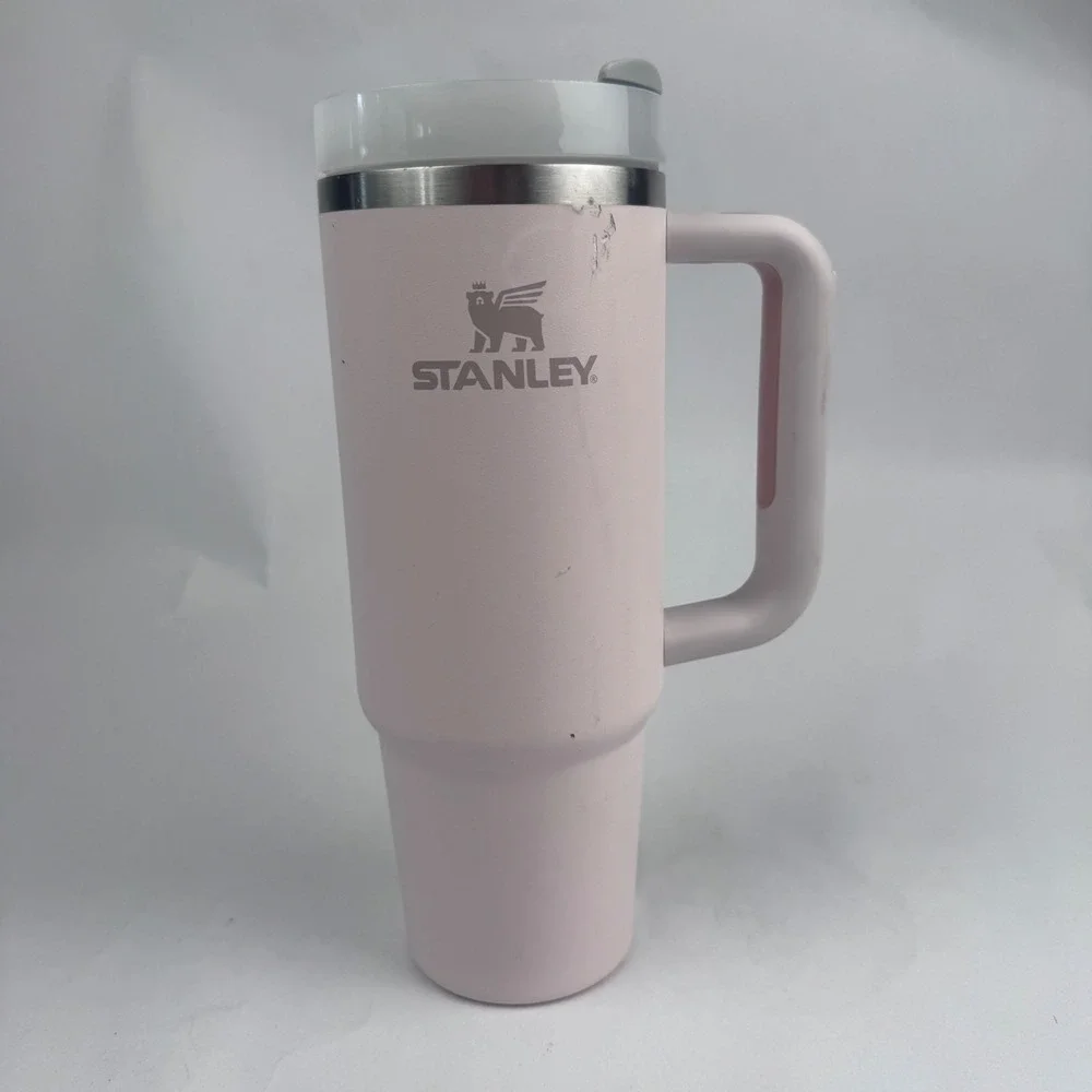 Stanley 30oz Rose Quartx Stainless Steel Tumbler with Handle NO STRAW